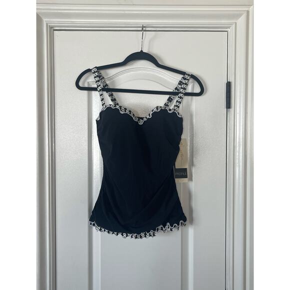 Profile Gottex Women's Standard Enya Tankini Size 34D - Picture 3 of 7